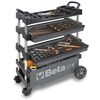 Beta Tool Cart, Orange, Sheet Metal, 27 in W x 12 in D x 39 in H 027000201